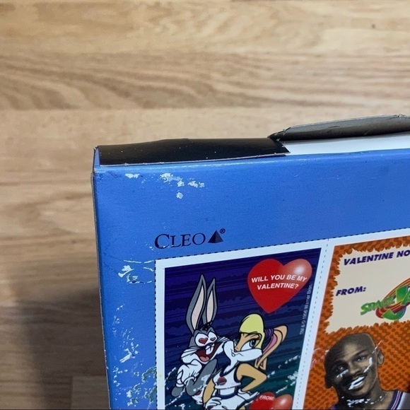 Vintage Space Jam Valentines NEW Michael Jordan Bugs Bunny 90s - Picture 5 of 6